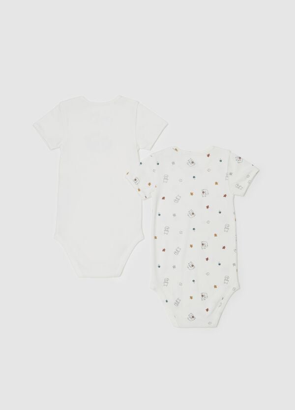Ovs Bipack Body In Cotone Bio Con Stampa