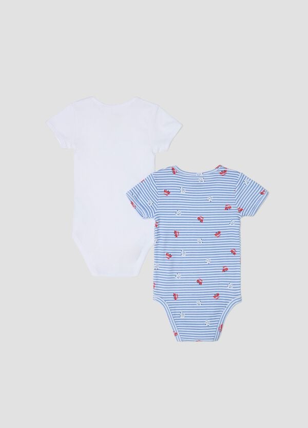 Ovs Bipack Body In Cotone Con Macchinine
