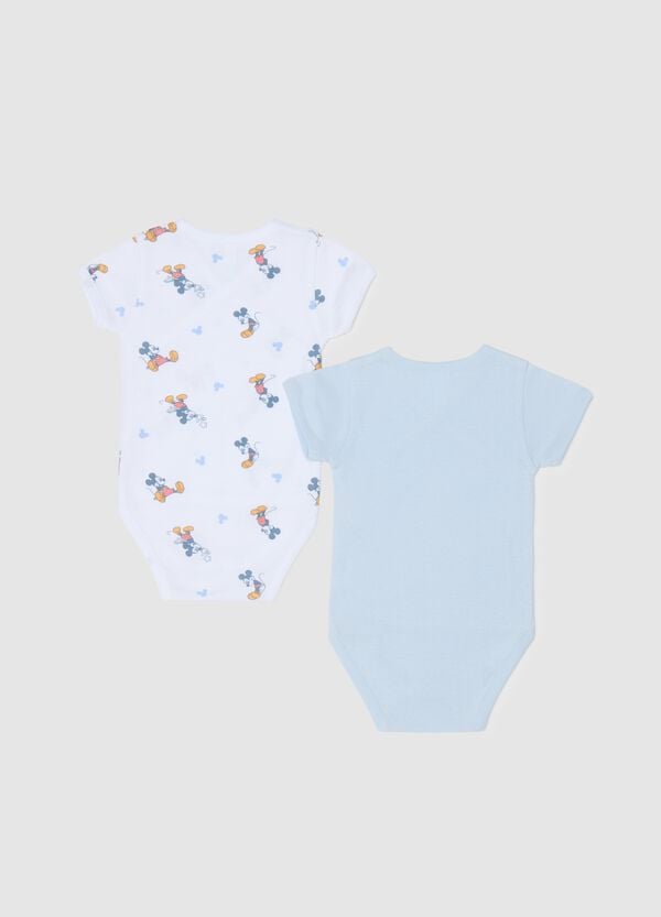Ovs Bipack Body In Cotone Con Stampa Topolino