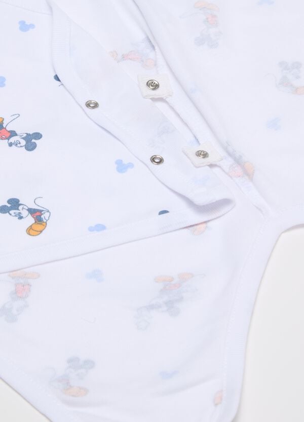 Ovs Bipack Body In Cotone Con Stampa Topolino