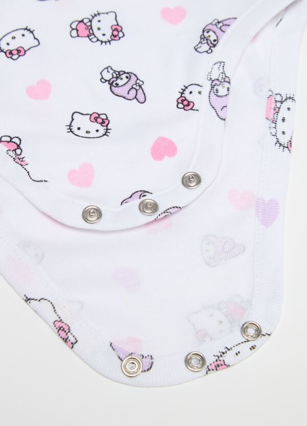 Ovs Bipack Body Smanicati Con Stampa Hello Kitty