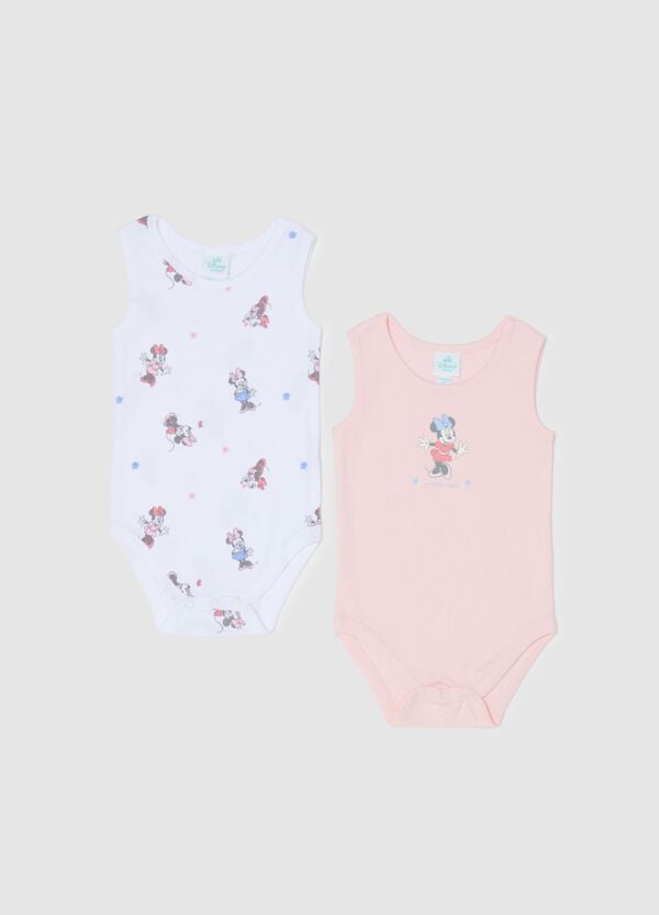 Ovs Bipack body smanicati con stampa Minnie