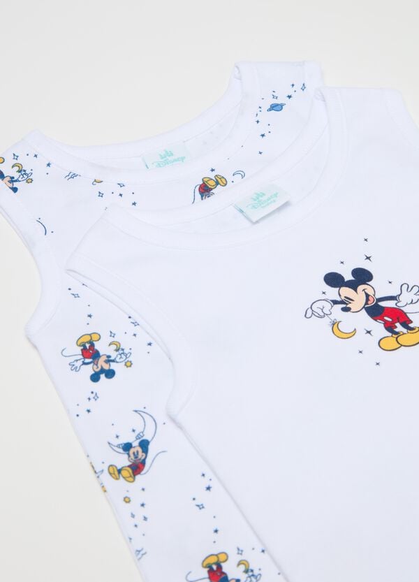 Ovs Bipack Body Smanicati Con Stampa Topolino