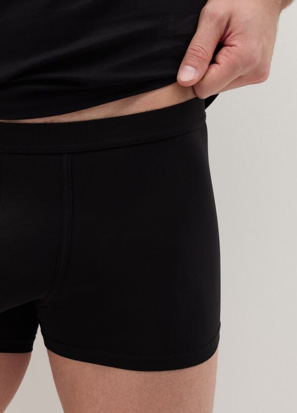 Ovs Bipack Boxer In Cotone Mercerizzato Stretch
