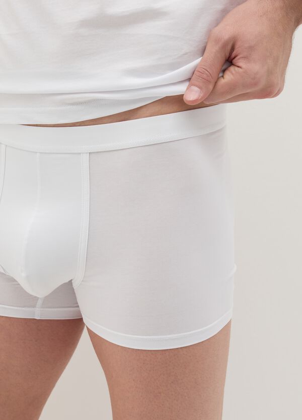 Ovs Bipack Boxer In Cotone Mercerizzato Stretch