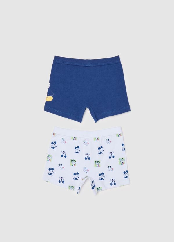Ovs Bipack Boxer In Cotone Stretch Stampa Topolino