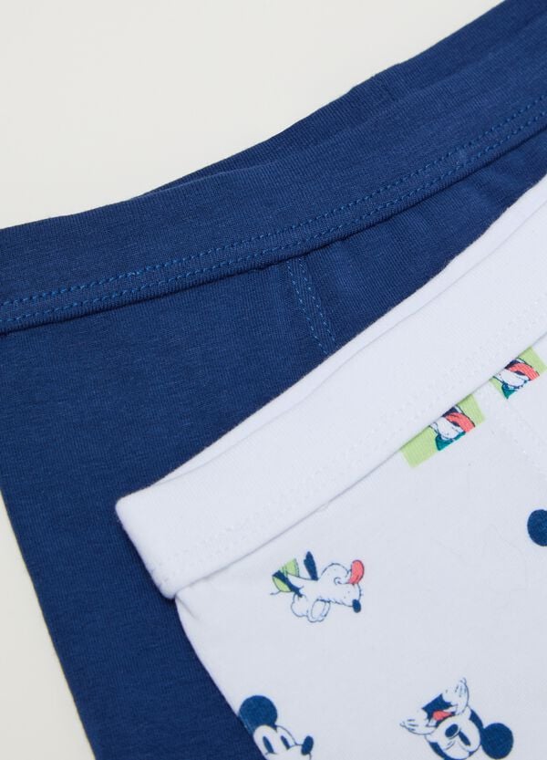 Ovs Bipack Boxer In Cotone Stretch Stampa Topolino