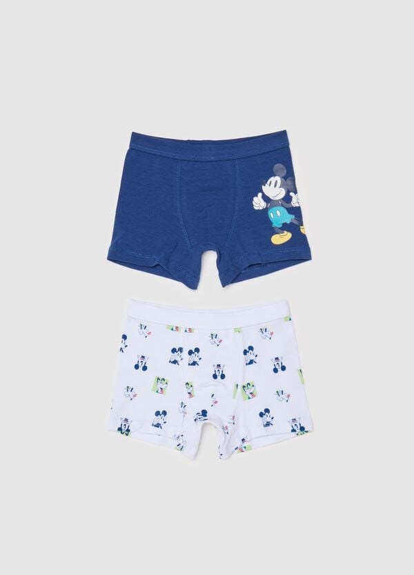 Ovs Bipack boxer in cotone stretch stampa Topolino
