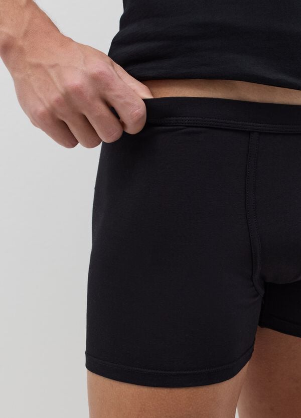 Ovs Bipack Boxer Midi In Cotone Supima