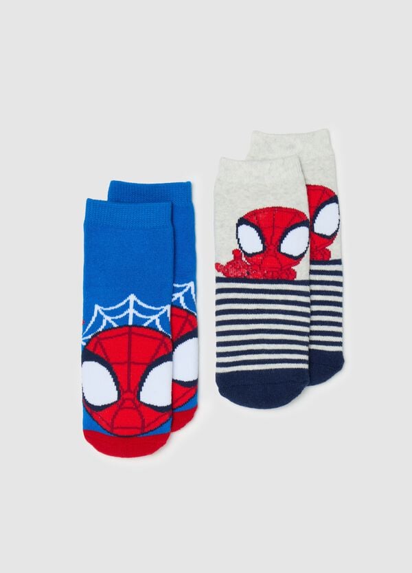 Ovs Bipack calze antiscivolo con Spider-Man