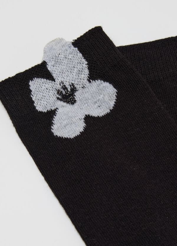Ovs Bipack Calze Corte Con Fiore