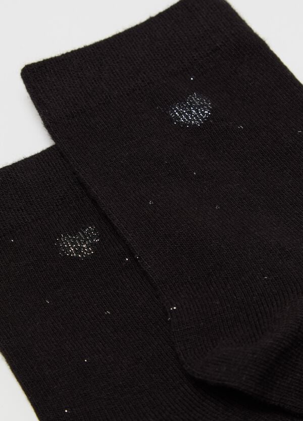 Ovs Bipack Calze Corte Con Micro Pois