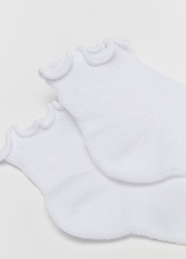 Ovs Bipack Calze Corte Con Orlo Ondulato