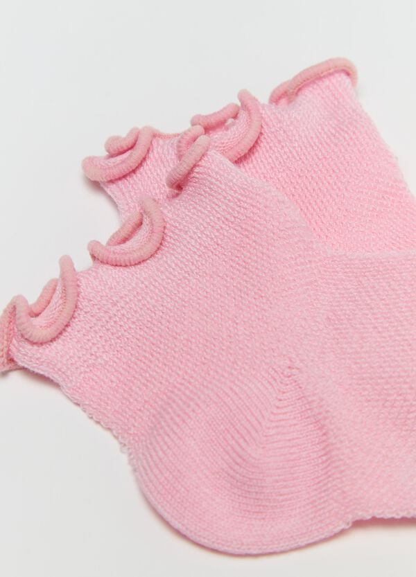 Ovs Bipack Calze Corte Con Orlo Ondulato