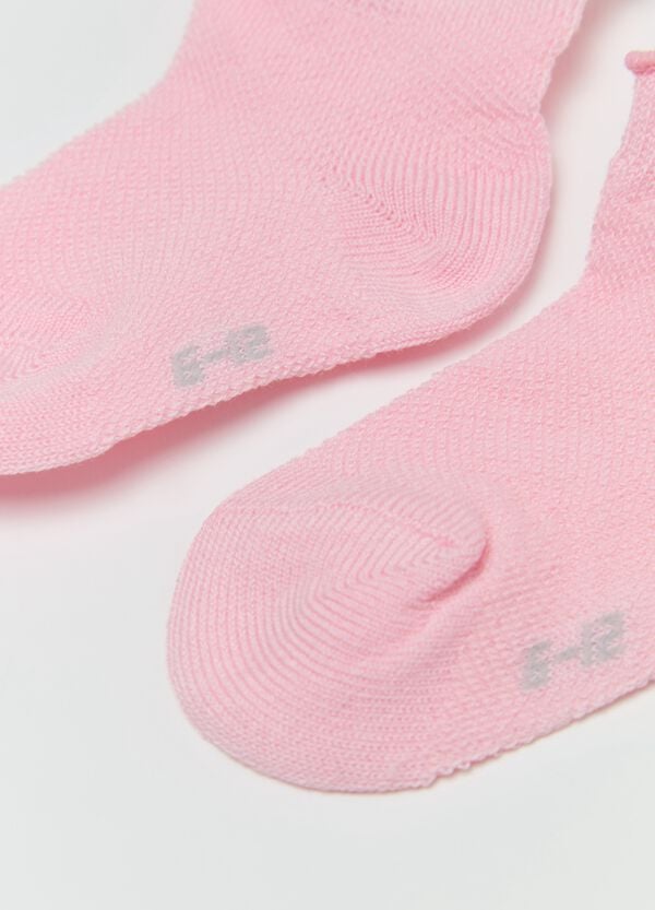 Ovs Bipack Calze Corte Con Orlo Ondulato