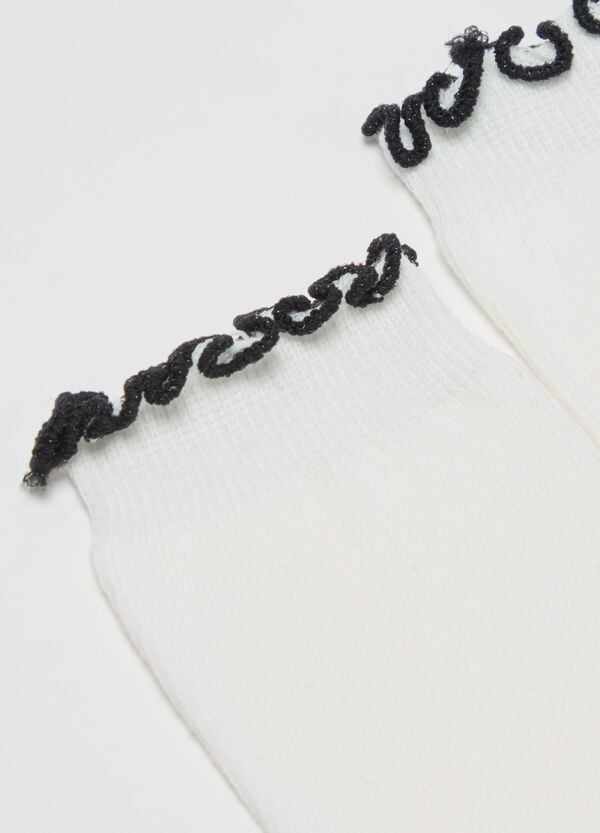 Ovs Bipack Calze Corte Con Profilo Ondulato