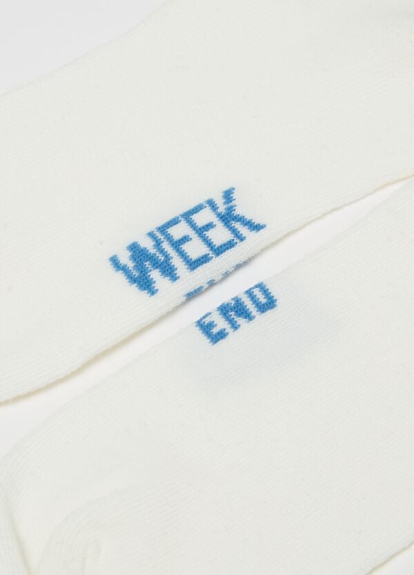 Ovs Bipack Calze Corte Con Smile