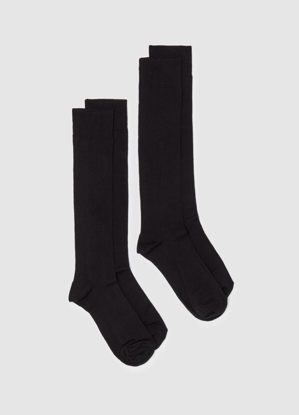 Ovs Bipack calze lunghe in viscosa di bamboo