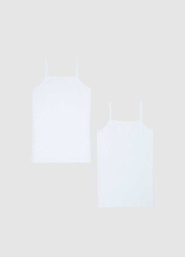 Ovs Bipack Canotte In Cotone Bio Spalline Sottili