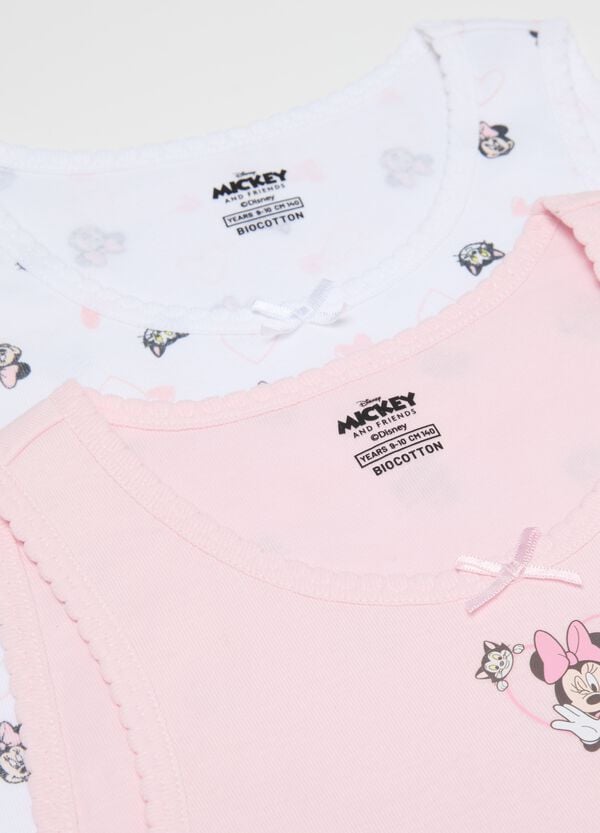 Ovs Bipack Canotte In Cotone Bio Stampa Minnie