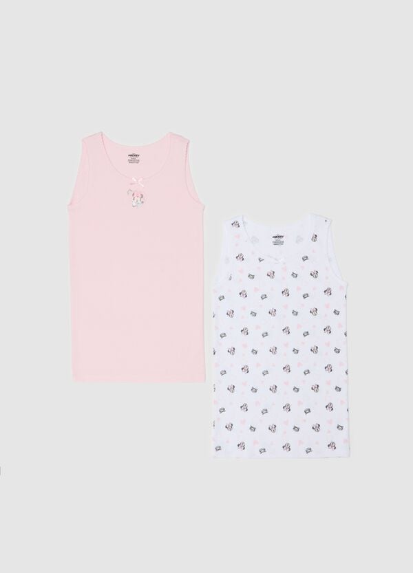 Ovs Bipack canotte in cotone bio stampa Minnie