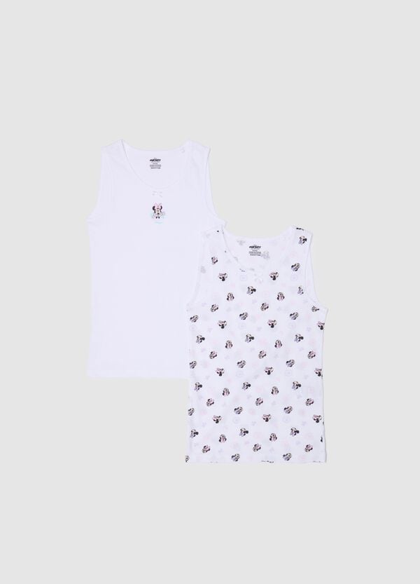 Ovs Bipack canotte in cotone bio stampa Minnie