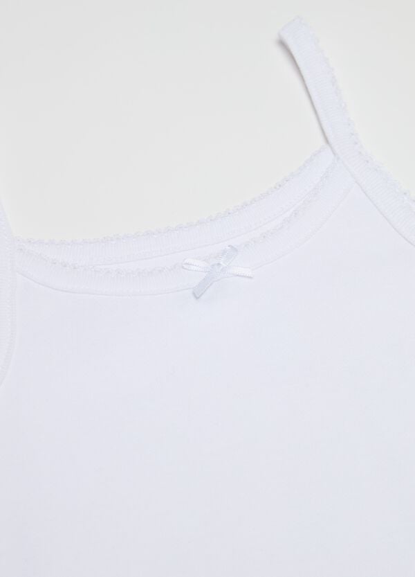 Ovs Bipack Canotte In Cotone Con Fiocchetto