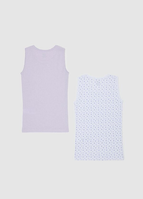 Ovs Bipack Canotte Intime Con Fiocchetto