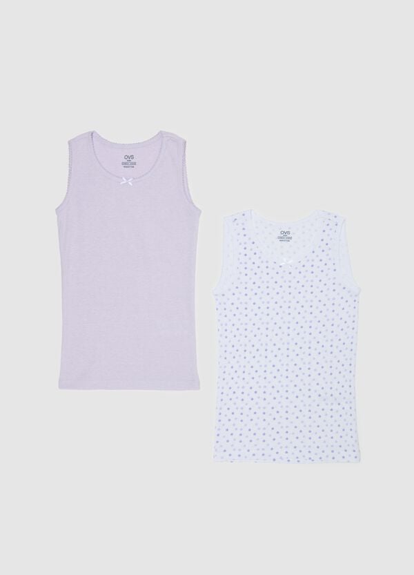 Ovs Bipack canotte intime con fiocchetto