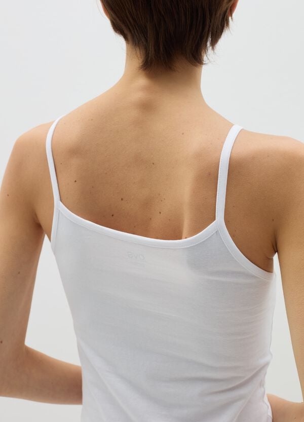 Ovs Bipack Canotte Intime In Cotone Stretch