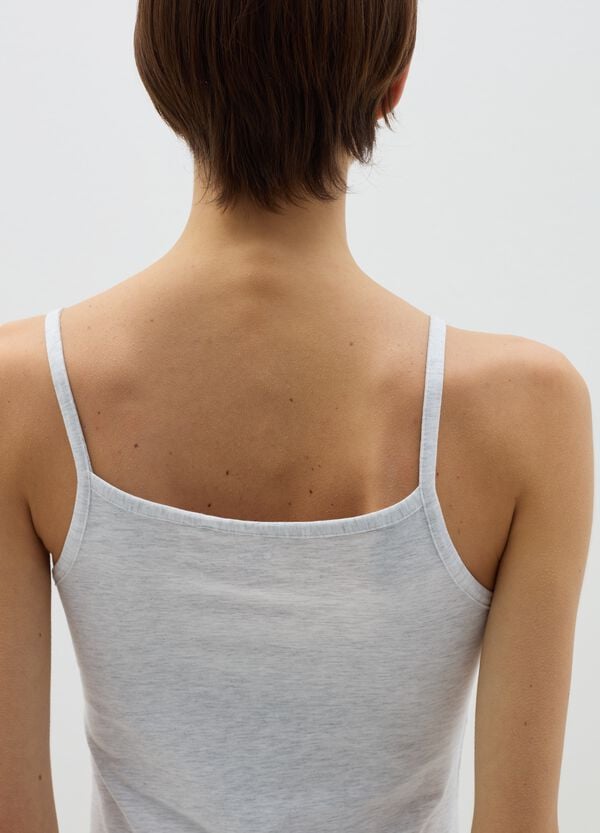 Ovs Bipack Canotte Intime In Cotone Stretch