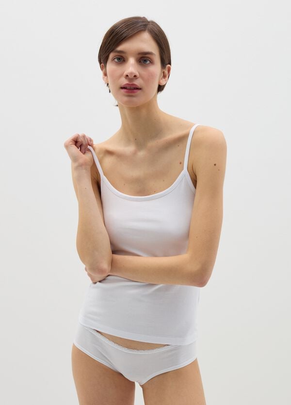 Ovs Bipack canotte intime in cotone stretch