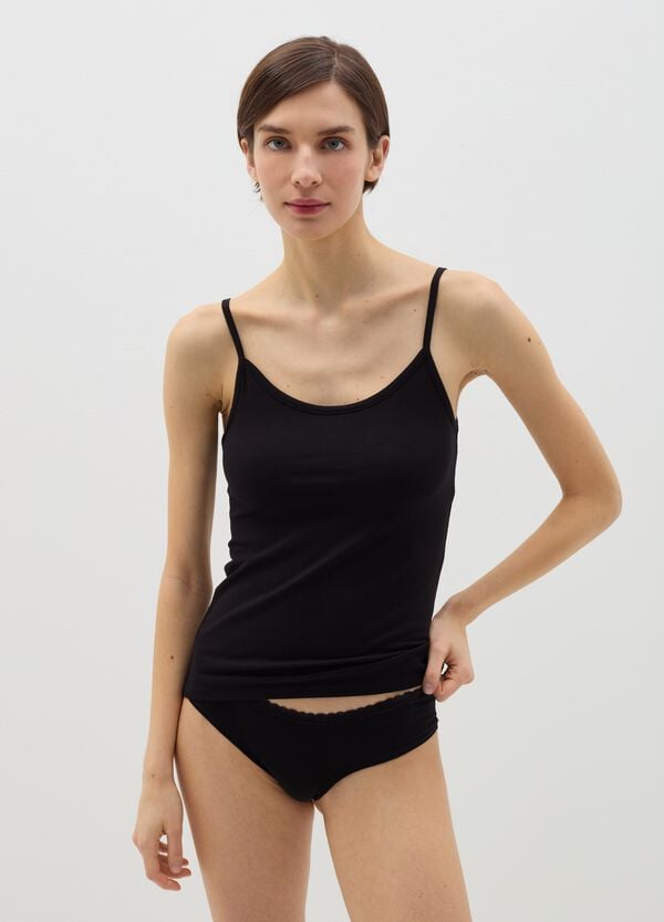 Ovs Bipack canotte intime in cotone stretch