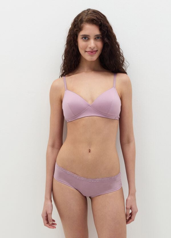 Ovs Bipack culotte con profilo in pizzo fantasia