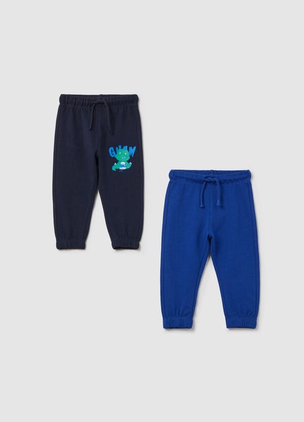 Ovs Bipack joggers con coulisse e stampa