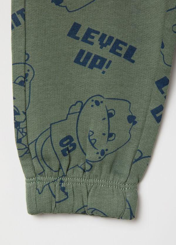 Ovs Bipack Joggers In Felpa Con Coulisse E Stampa