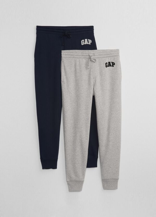 Ovs Bipack Joggers In Felpa Con Ricamo Logo