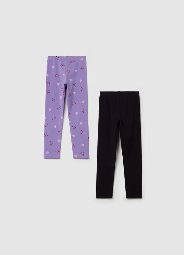 Ovs Bipack Leggings In Cotone Stretch
