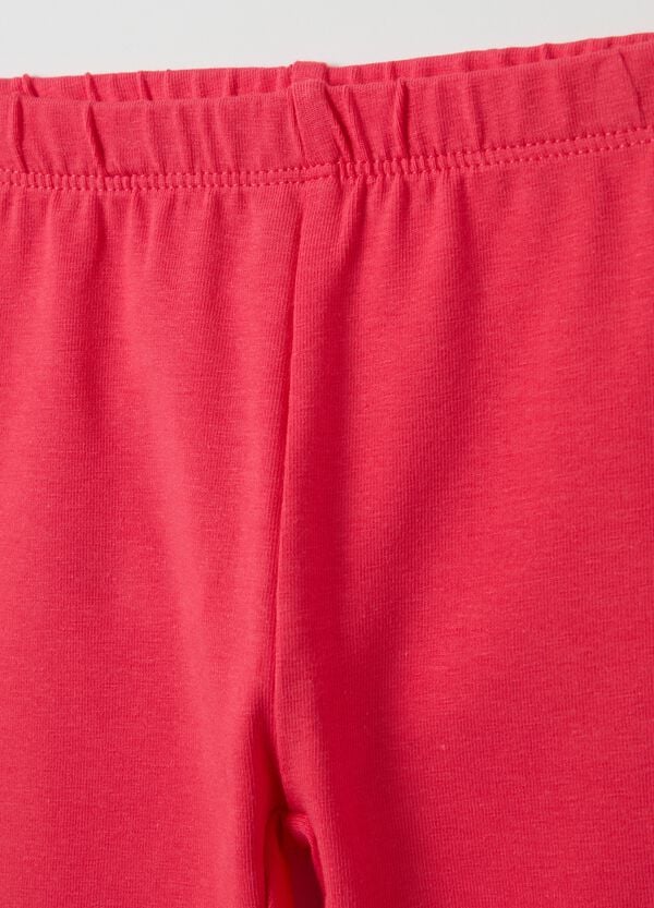Ovs Bipack Leggings In Cotone Stretch Con Stampa