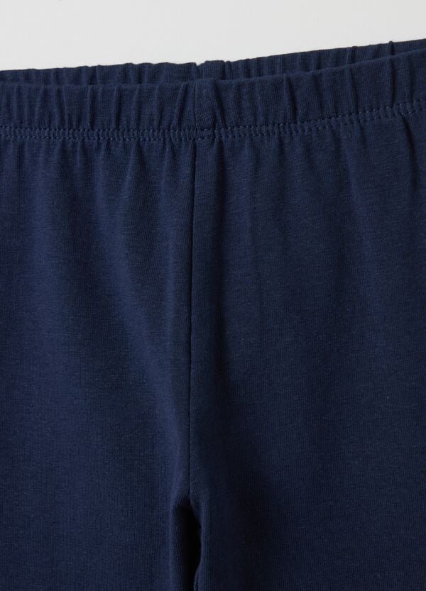 Ovs Bipack Leggings In Cotone Stretch Con Stampa