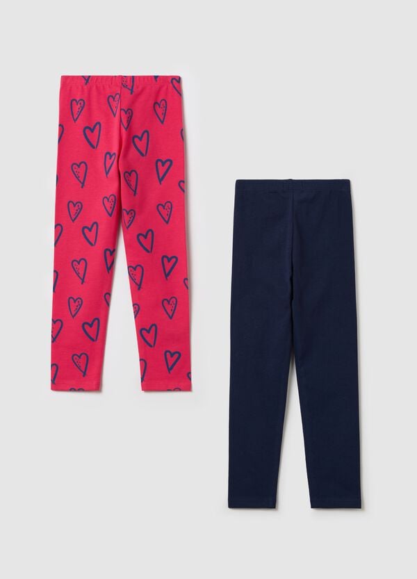 Ovs Bipack Leggings In Cotone Stretch