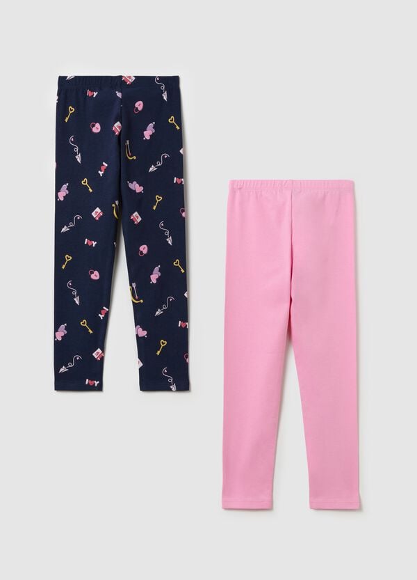 Ovs Bipack Leggings In Cotone Stretch