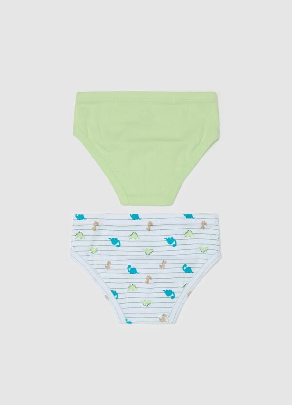 Ovs Bipack Slip In Cotone Con Stampa Dinosauri