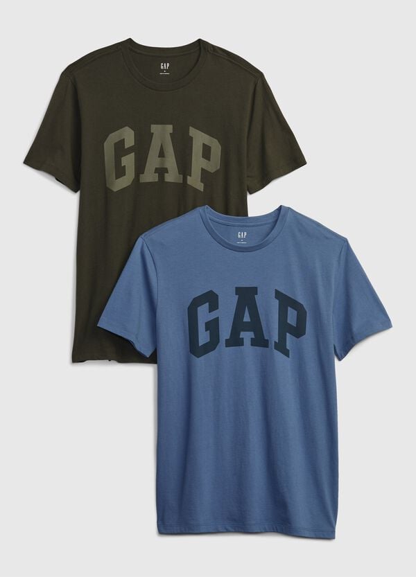 Ovs Bipack t-shirt in cotone con stampa logo