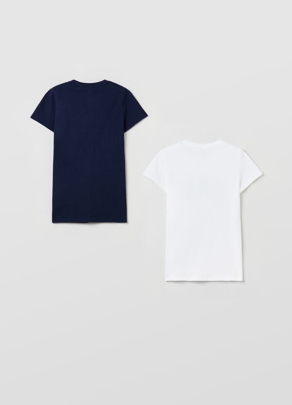 Ovs Bipack T-shirt In Jersey Con Stampa Logo