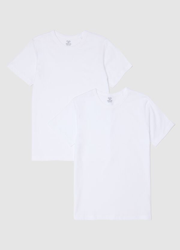 Ovs Bipack t-shirt intime bianche in cotone bio