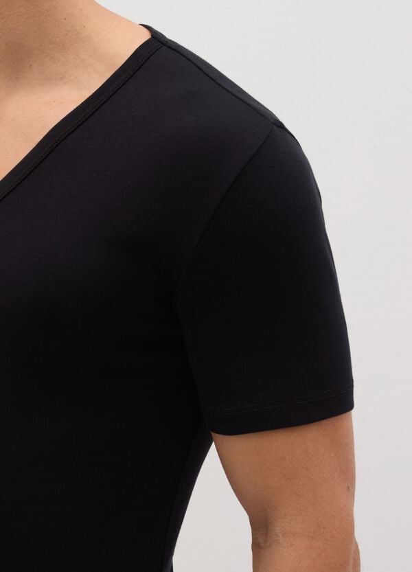 Ovs Bipack T-shirt Intime Con Scollo A V