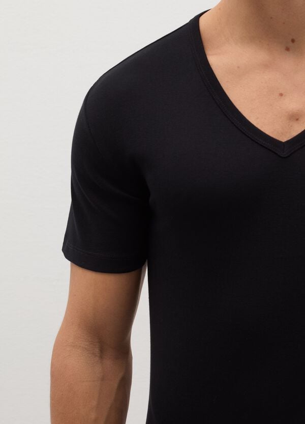 Ovs Bipack T-shirt Intime Con Scollo A V