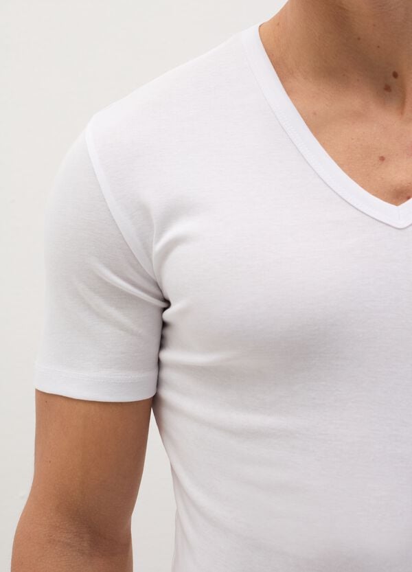 Ovs Bipack T-shirt Intime Con Scollo A V