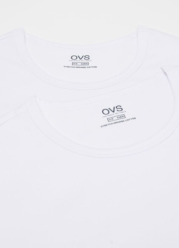 Ovs Bipack T-shirt Intime In Cotone Bio